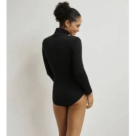 Dim Body Manches Longues Femme Col Montant Noir Dim Thermal