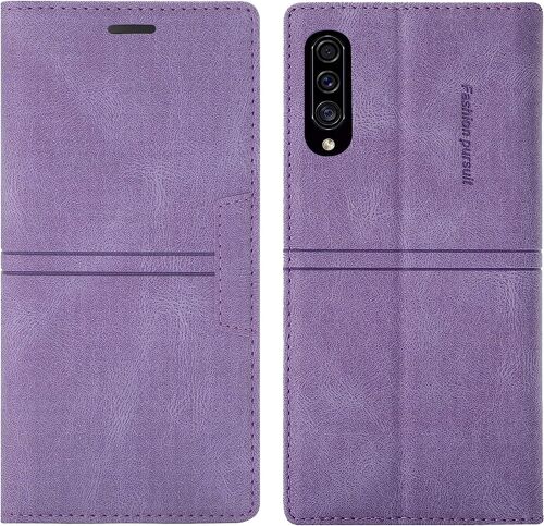 Coque Samsung Galaxy A70/A70S, Etui Portefeuille Samsung A70/A70S [Magntique] TPU Antichoc Housse Cuir pour Samsung A70/A70S [Fentes pour Cartes] [Etui Rabat] pour Samsung A70/A70S (Violet)