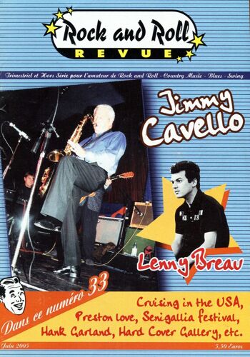 Rock And Roll Revue - N° 33 - Juin 2005 - Jimmy Cavello, Lenny Breau, Etc
