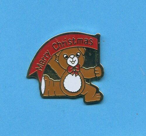 Pins Ours  Nounours  Teddy Bear  Noel  Us316
