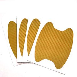 Autocollant De Porte De Voiture En Fibre De Carbone,Style Rayures,Couverture Pour Jeep Renegade,Accessoires Chevrolet Cruze Mq4,4 Pièces - Type 4pcs Gold