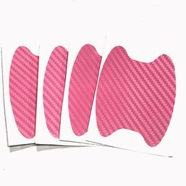 Autocollant De Porte De Voiture En Fibre De Carbone,Style Rayures,Couverture Pour Jeep Renegade,Accessoires Chevrolet Cruze Mq4,4 Pièces - Type 4pcs Pink