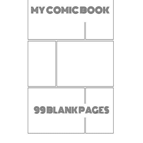 Blank Comic Book - Draw Your Own Comics - 6x9" - Students - Teens - Kids - Adults - Artists
