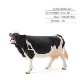 Figurines De Ferme En Plastique, Vache À Lait, Décoration De Maison, Cadeau Pour Enfants