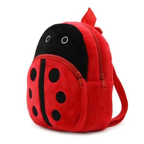 Sac À Dos En Peluche Pour Enfants De 1 À 3 Ans, Sac Coccinelle De Dessin Animé, Jouet Pour Bébé, Sac D'école Pour Garçon Et Fille De Maternelle, Sac À Bonbons Kawaii