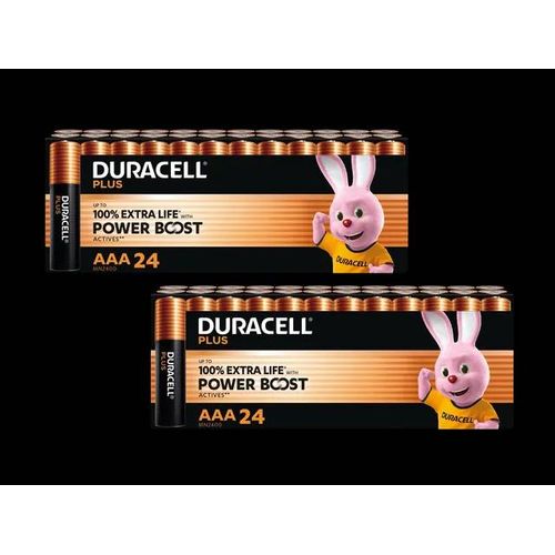 48x Duracell PowerBoost Plus AAA Alkaline Battery