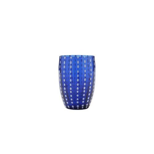 Zafferano Perle 6 Verres Tumbler Bleu