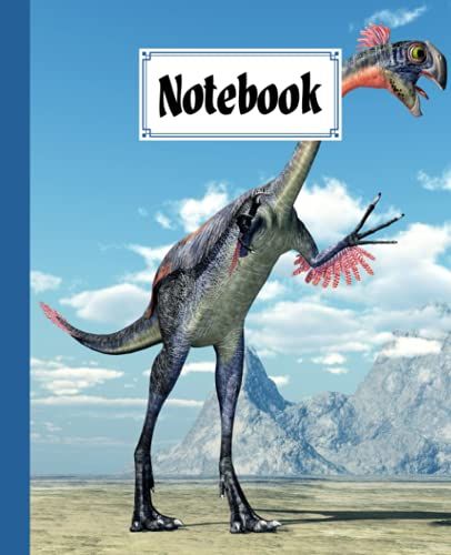 Notebook: Composition Notebook College Ruled, Gigantoraptor Dinosaur Cover Back To School Composition Book | 120 Pages - Large 7.5" X 9.25" By Victor Gruber