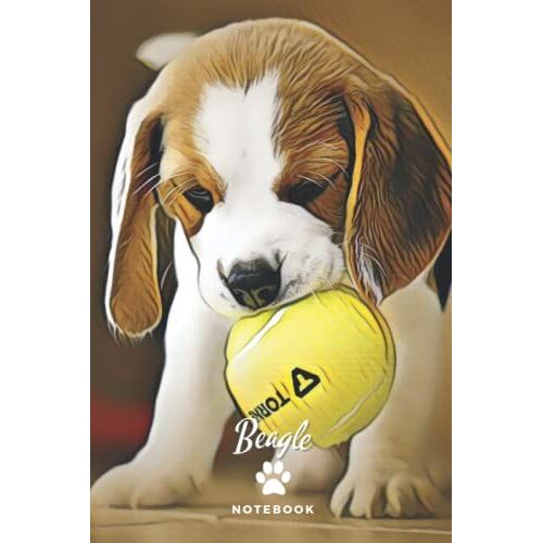Beagle Notebook: Square Grid Journal With Unique Pet Cover Perfect For Girls, Boys, Women, Men, Kids, Teenager, College, Pet Lovers, School, Office, Math, Education