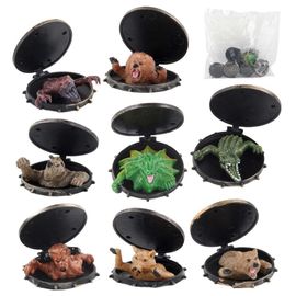 Ensemble De 8 Figurines D'Animaux, Jouet Éducatif, Simulation D'Ours, Lion, Dinosaure, Crocodile, Modèle De Puzzle, Différentes Formes D'Animaux