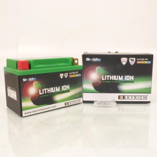 Batterie Lithium Skyrich Pour Moto Honda 750 Vfr R Rc30 1988 À 1991 Ytx9-Bs / 12v 8ah Neuf