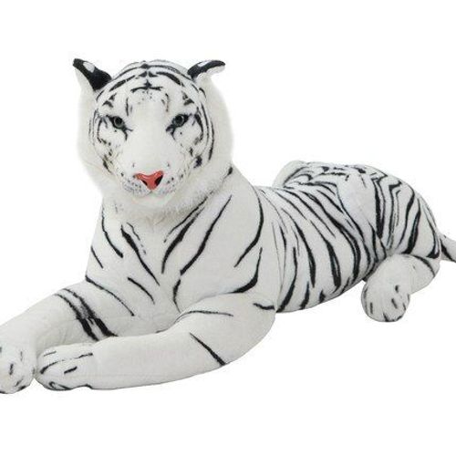Peluche De Tigre, Léopard, Panthère, Jouet, Animaux En Peluche, Simulation De Tigre Blanc, Jaguar, Poupée, Cadeau D'Anniversaire Pour Enfants