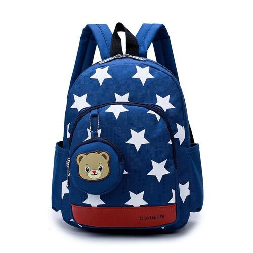 Sac à dos en Nylon léger imprimé étoiles, pour l'école maternelle, pour bébés filles et garçons de 1 à 3 ans