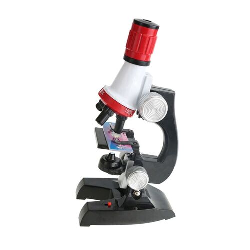 Kit De Microscope C2121 Pour Débutant, Grossissement 100x400x1200x, Jouet Éducatif, Outil De Laboratoire, École