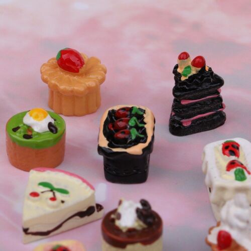 Décoration Miniature Pour Maison De Poupée, Modèle De Gâteau 1:12, 16 Pièces