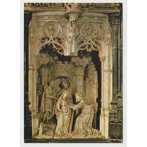 Carte Postale Bourg-En-Bresse, Église De Brou Xvie Siècle, Retable Des Sept-Joies De La Vierge - La Visitation