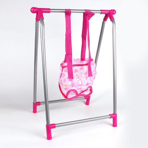 Meubles De Balançoire Pour Bébé, Jouet De Simulation Pour Poupées Mellchan, Accessoire Rose