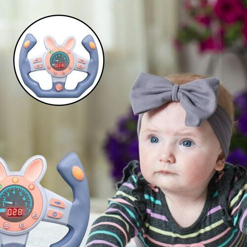 Volant Électrique Avec Son Et Lumière Pour Enfant, Jouet De Simulation, Copilote, Vocal, Cadeau