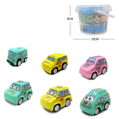 Mini Voitures À Tirer En Plastique Pour Enfants, Modèle De Voiture Amusant, Jeu De Roues, Cadeau D'Anniversaire Cool, 5 Pièces/6 Pièces