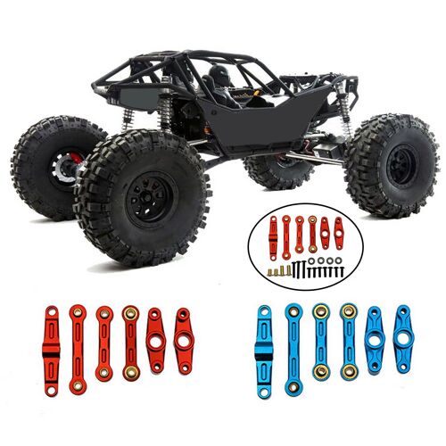 6 Biellettes De Traction En Métal Cnc Adaptées À L'escalade À Grande Vitesse Tt02 1/10, Pièces De Rechange Pour Voiture De Loisir Sur Chenilles Rc
