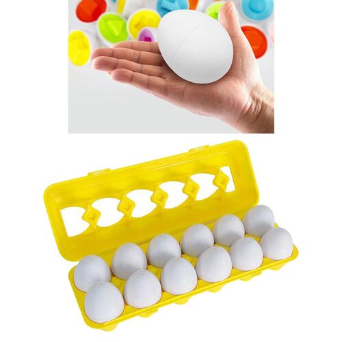 ¿Ufs En Forme Et Couleur Pour Enfants, Jouets Éducatifs Montessori Pour Tout-Petits, 12 Formes