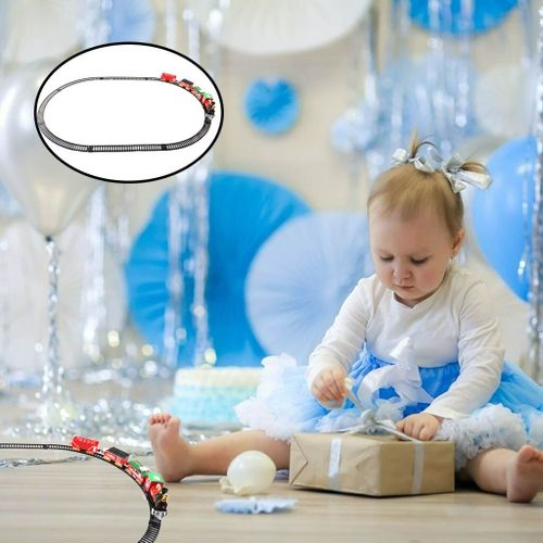 Train Électrique De Noël De 14 Pièces Autour De L'arbre De Noël Avec Vraie Fumée, Musique, Lumières