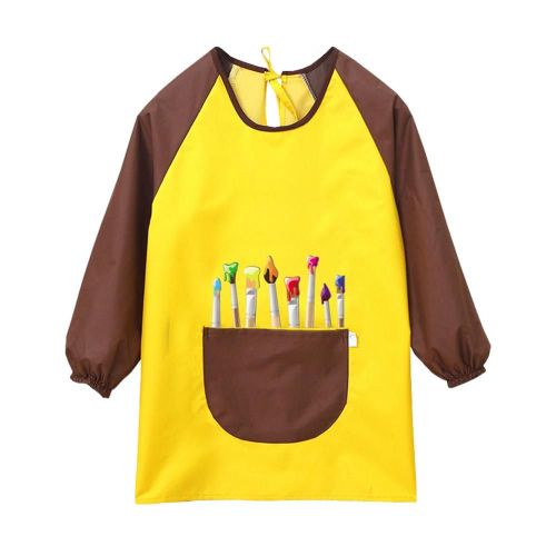 Tablier De Peinture Artistique Pour Enfants, Smocks À Manches Longues Pour Garçons Et Filles De 4 À 12 Ans Pour D