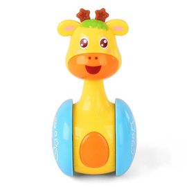 Hochet Mobile Avec Poignée De Girafe Pour Enfant En Bas Âge, Jouets Éducatifs, Poupées Musicales, Cloches De Lit, Dessin Animé, Poussette