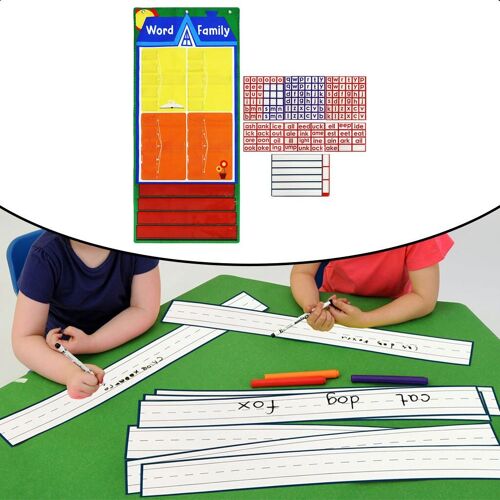 Carte D'Apprentissage De L'Anglais, 1 Ensemble, Tableau Central, École Maternelle, Exercices D'Orthographe À Domicile