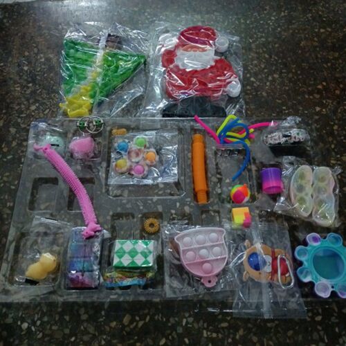 Jouets Anti-Stress De Noël Pour Adultes Et Enfants, Ensemble De Cordes, Soulagement Sensoriel, Anti-Stress