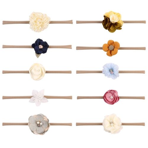 Bandeau De Cheveux En Perles Pour Nouveau-Né, 10 Pièces, Accessoires De Photographie, À La Mode