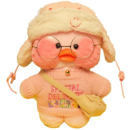 Peluche De Canard À L'effigie Des Personnages De Dessin Animé, Jouet En Peluche Avec Tissu, Oreiller À Câliner, Poupée De Collection, Cadeau De Vacances Pour Enfants