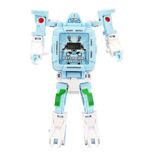 Montre-bracelet électronique à déformation ajustable, Robot de dessin animé, jouets éducatifs pour enfants, cadeaux d'anniversaire et de noël