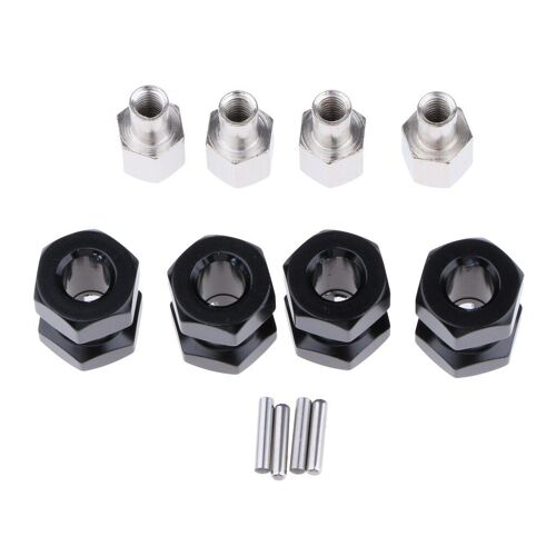 Moyeu Hexagonal 12mm 15-25mm Adaptateur Plus Long Pour 1/10 Rc Wraith Cc01 Axial Scx10 D90