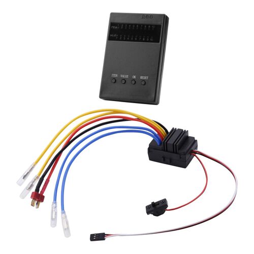 Contrôleur De Vitesse Électronique Esc Pour Camion À Chenilles 1/8 1/10, Moteur À Brosse 80a