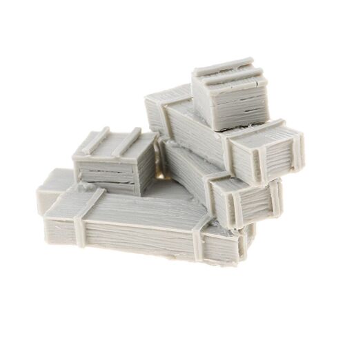 Caisse Allemande En Résine De La Seconde Guerre Mondiale, Modèle Non Peint, Accessoires, 6 Pièces, 1/35