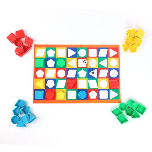 Jeu De Trieurs D'échecs Géométriques Pour Enfant, Bloc D'assortiment De Couleurs, Éducatif Et Intelligent, Jouet D'entraînement À La Mémoire, Cadeau