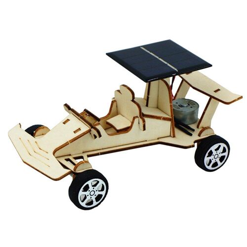 Voiture Solaire En Bois Pour Enfants, Kit De Bricolage, Modèle Assemblé, Matériel D'apprentissage, Expérience Scientifique, Production De Graffitis