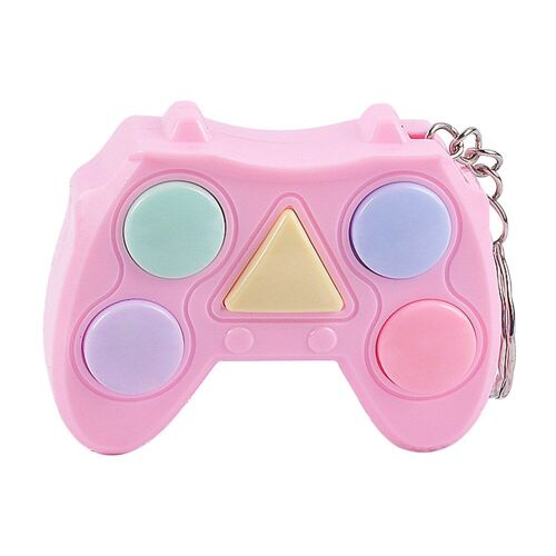 Jouet Anti-Stress Pour Enfants Et Adultes, 1 Pièce, Manette De Jeu Colorée Portable, Forme Labyrinthe, Gadget, Porte-Clés, Jeu De Percée Éducative