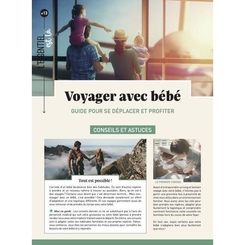 Voyager Avec Bébé - Guide Pour Se Déplacer Et Profiter