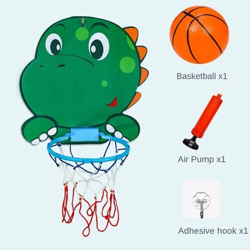 Balle De Basket-Ball Avec Ventouse, Jouet De Dinosaure Pour Enfants De 2 À 4 Ans, Garçon De 1 An, Cadeau D'anniversaire, Jeu De Société, Sport En Plein Air Et En Salle