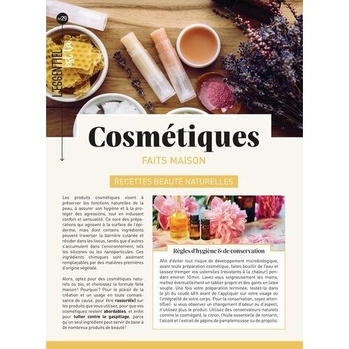 Mes Cosmétiques Faits Maison - Recettes Beauté Naturelles