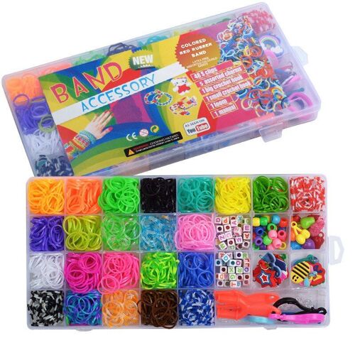 Jouets Artisanaux Pour Filles, Arc-En-Ciel Tissé À La Main, Puzzle De Bande De Caoutchouc, Jouet Pour Enfants, Bracelet Tressé, Ensemble De Perles, Cadeau