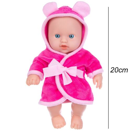 Mini Poupée Réaliste Pour Nouveau-Né, Compagnon De Sommeil En Tissu, Avec Vêtements, Jouet Habillé, Cadeau De Journée Pour Enfants