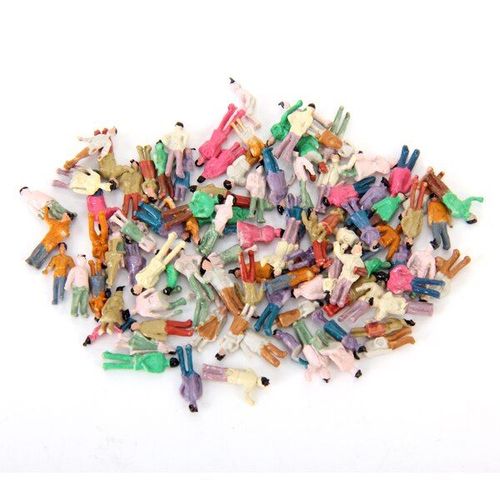 Figurines De Passagers De Train, Modèle Peint, Échelle 1:150, 100 Pièces