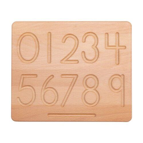 Planche De Cognition En Bois Montessori Pour Enfants, Jouets Éducatifs En Bois Pour La Pratique De L'écriture De Maths Avec Des Jouets De Stylo En Bois