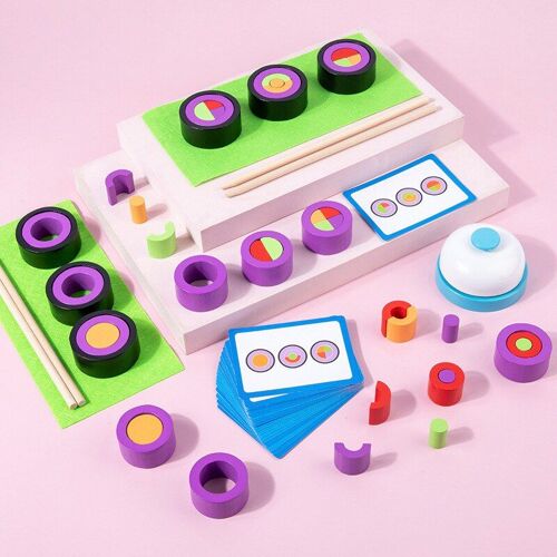 Cuisine En Bois Pour Enfants, Jouet De Simulation, Sushi, Jeu De Rôle, Puzzle Assorti, Entraînement À La Motricité Fine, Montessori, Cadeaux, Nouvelle Collection
