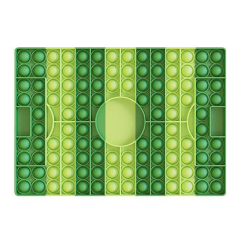 Échiquier De Terrain De Football En Silicone Vert, Décoration Artistique À Bulles, Puzzle Pour Autisme, Relaxant, Anti-Stress, Jouet Pour Adultes Et Enfants