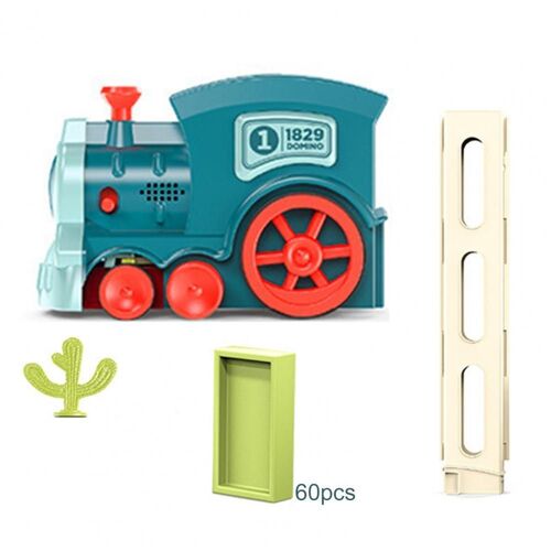 Blocs Dominos Électriques Colorés, Cognition Des Couleurs Vibrantes, Jouet De Train, Voiture De Rassemblement