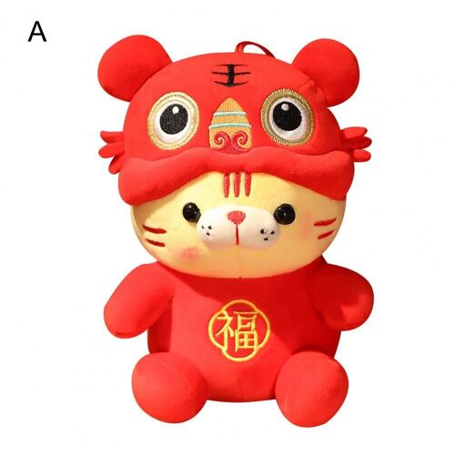Poupée En Peluche Lavable Avec Expression Vive, Décoration De Bureau, Année Du Tigre, Dessin Animé, Pour Garçons Et Filles